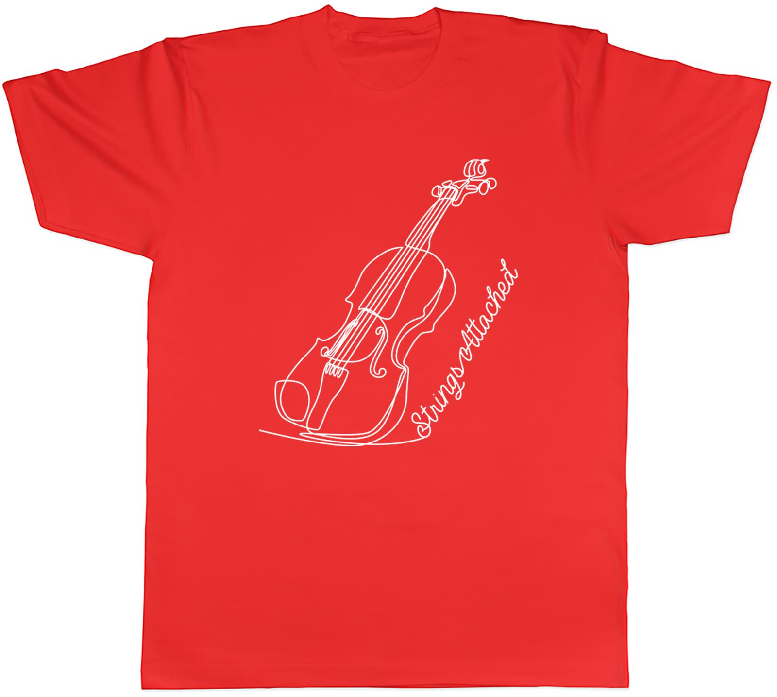 Funny Violin Unisexs TShirt Strings Attached InstruUnisext Player Unisex Tee Gift S