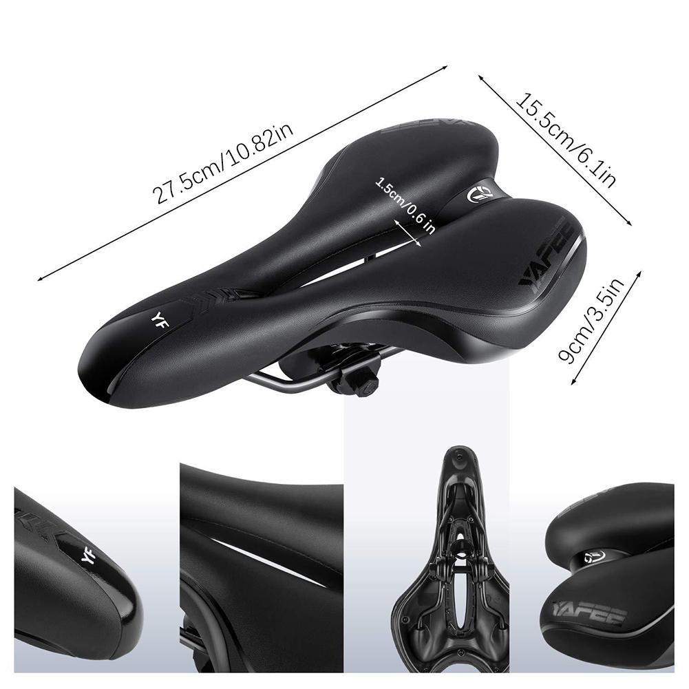Sella per bicicletta MTB Mountain Road Bike Seat Hollow Gel Comodo cuscino da ciclismo Sella per cyclette per uomo e donna