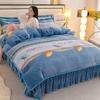 Four-Piece Set Of High-Gram Milk Fleece,4-Pcs Set Of Thickened Milk Fleece,4-Pcs Set Of Maternal And Infant Grade Farley Fleece, Class A