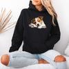 Cute Sleeping Jack Russell Puppy Womens Hoodie Dog Lover Animal Lover Gift