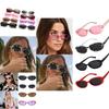 Fashion Women Oval Frame Sunglasses Small Glasses Ladies Retro Sun Glasses With Premium Quality Materials