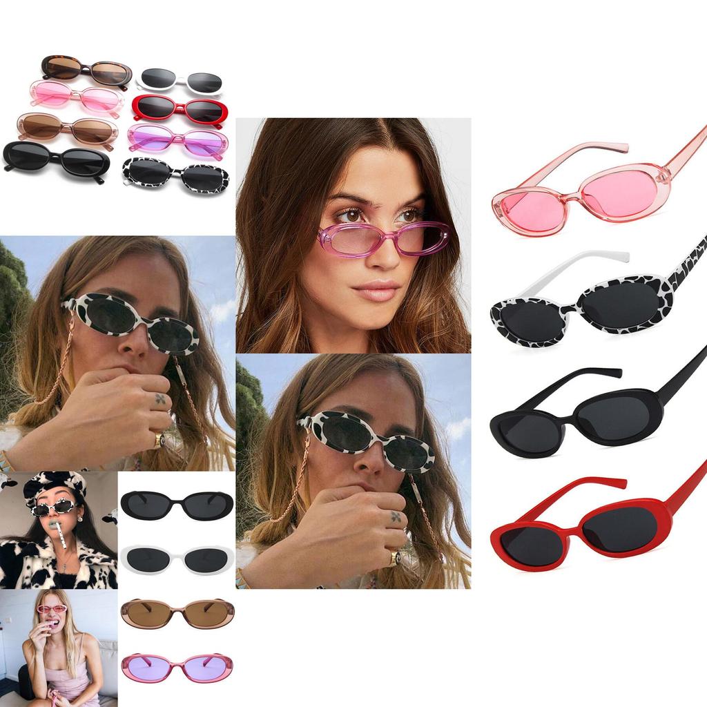Fashion Women Oval Frame Sunglasses Small Glasses Ladies Retro Sun Glasses With Premium Quality Materials
