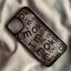 I’m Ok Letter Phone Case for IPhone 16 15 14 13 12 Mini 11 14 Pro X XR XS Max 7 8 Plus SE2022 Fahion Hard Shockproof Back Cover