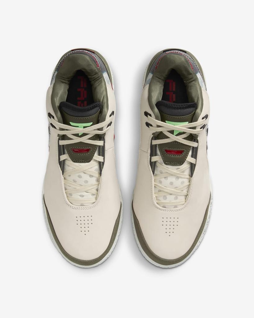 HF0716-200 FaZe Clan Nike LeBron NXXT Gen AMPD Light Cream Medium Olive (Men's)
