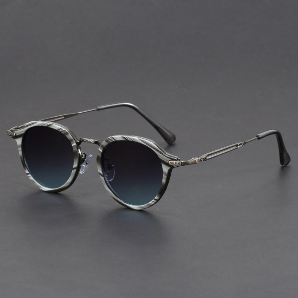 Tortoise Acetate Metal Leg Shades GlassesFrame Handmade Oval Square Men Classical Handmade Ladies Eyeglasses with High Quality
