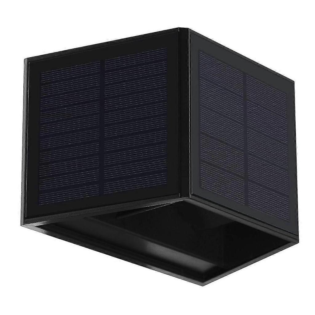 Solar Wall Light Outdoor Up-Down Lighting LED Lamp Solar Wall Washing Lights for Courtyard Garden Dimmable
