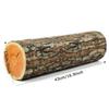 Material Tree Log Pillow Soft Texture PP Cotton Filled Stump Cushion Realistic Wood Grain Round Floor Cushion For Women