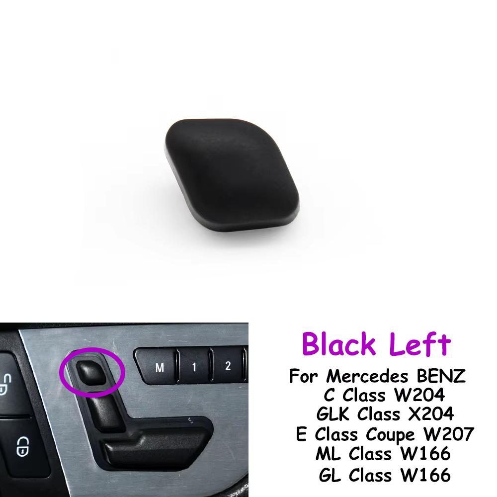 

Car Seat Adjustment Switch Button Headrest Button For Mercedes BENZ C GLK E Class W204 C204 X204 GLK204 W212 W207 W166 Black Left