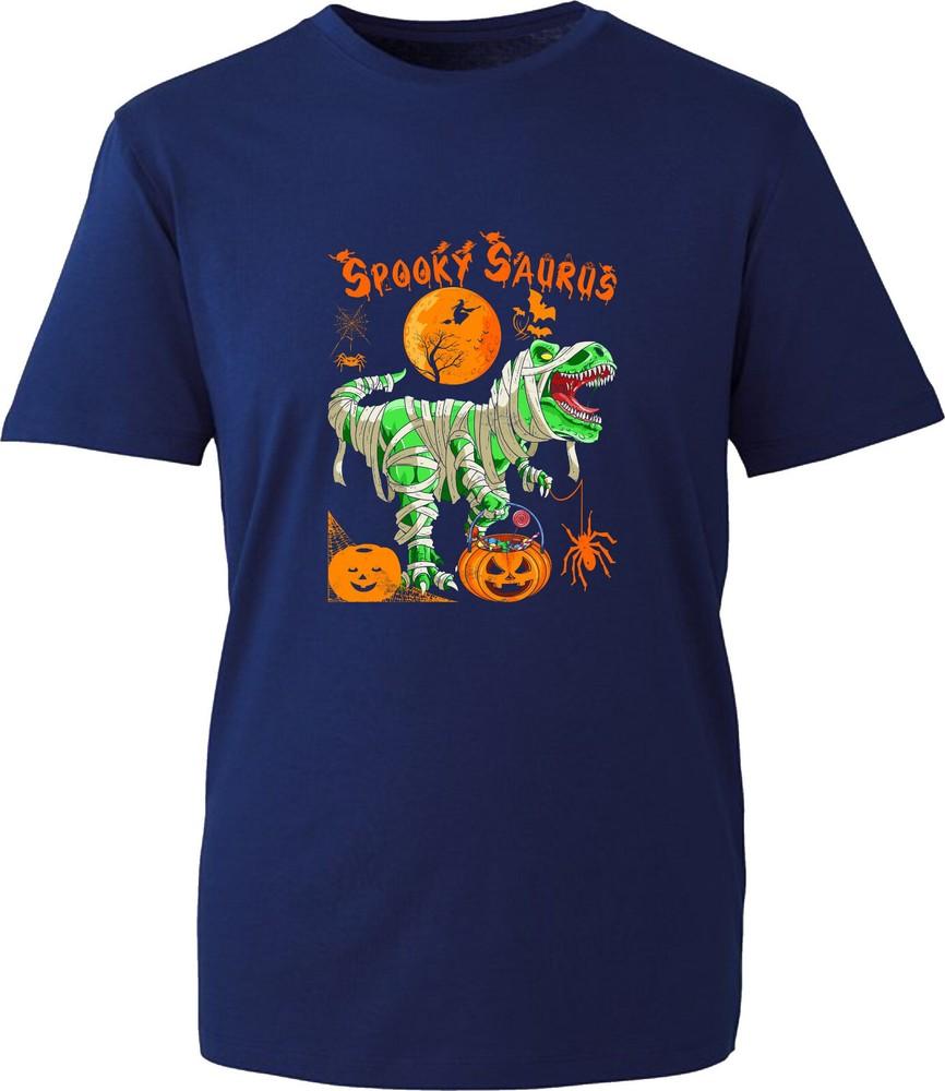 Halloween Spooky Saurus Rex Tshirt Dinosaur Tredx Horror Scary Unisex Tee Top S