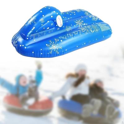 Inflatable Snow Tube with Handles for Kids Adults Sledge Heavy Duty Toy Sled