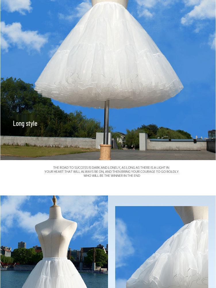 Lolita 35cm Soft Tulle Dog Petticoat with Four Layers - Boneless Support for Cosplay and Underskirt