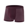 Slip Boxer da Uomo in Rete di Seta Ghiacciata Estivi