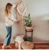 Handmade Indian Dream Catcher Feather Wind Chime - Creative Wall Hanging for Bedroom or Homestay Decoration
