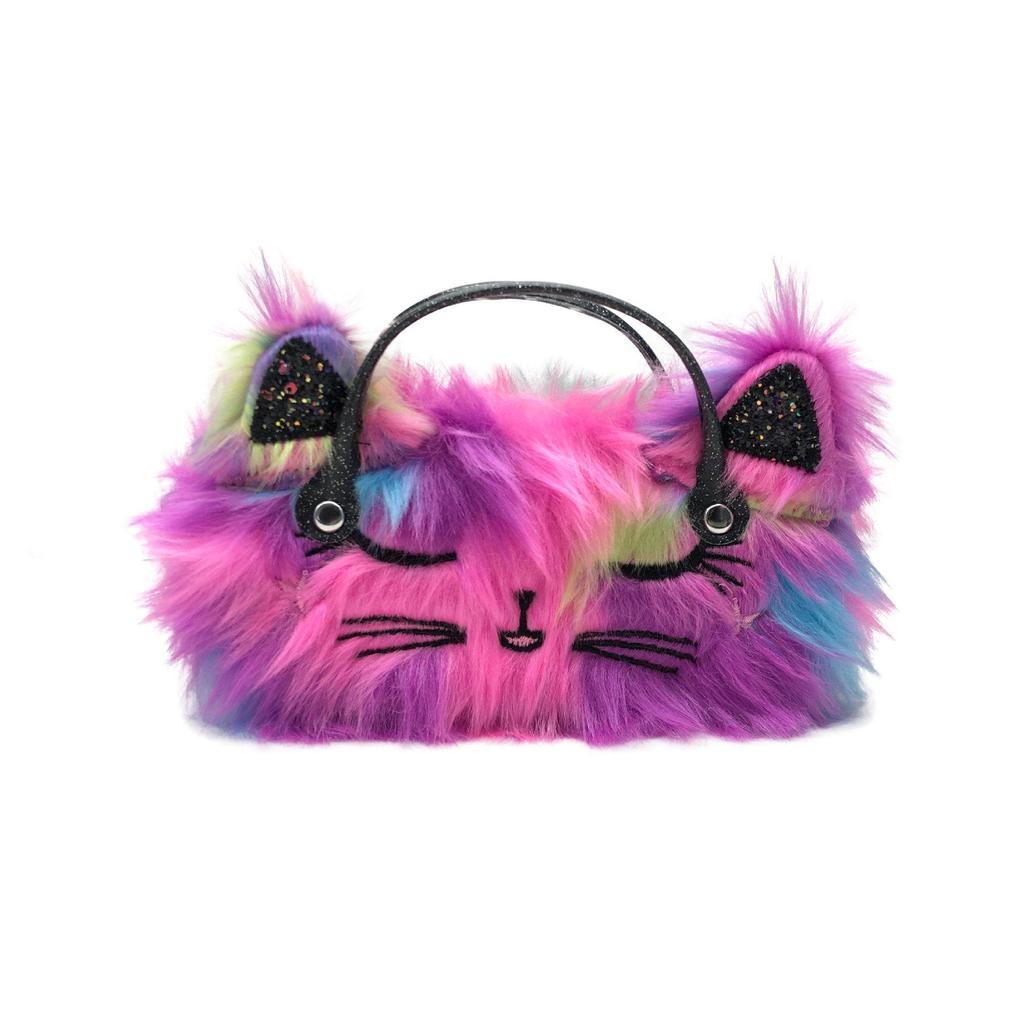 Einhorn Plüsch Brillenetui & Regenbogen Handtasche – Niedliche Cartoon Aufbewahrung für Schmuck, Make-up & Kleine Gegenstände.