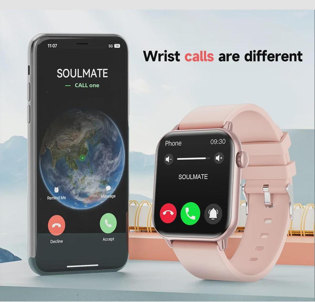 ZW64 Mini Women's Smartwatch with AMOLED Display and Bluetooth Health Tracker