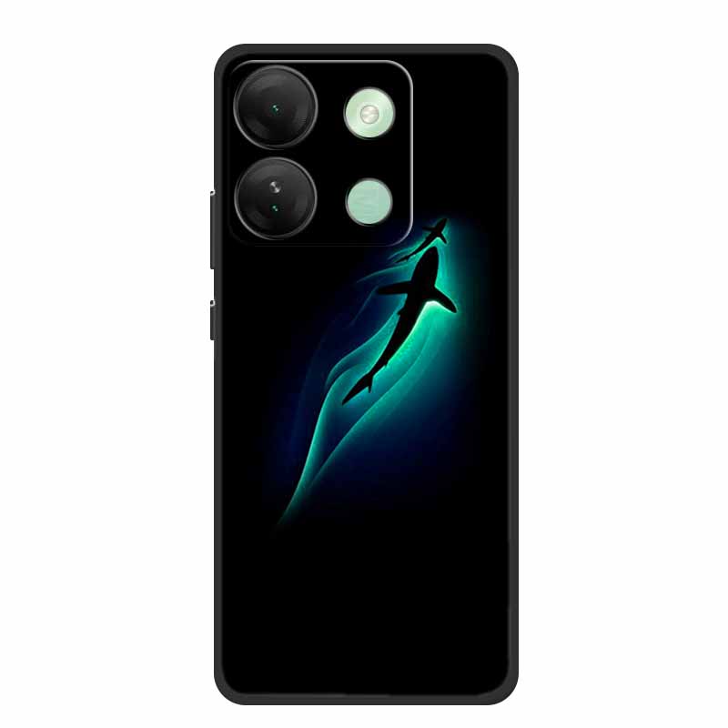 For Infinix Smart 7 HD Plus Case Black Silicone Soft Back Cover Case For Infinix Smart 7 Plus HD Phone Case Smart7 HD 7Plus Capa