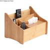 Bamboo Wood Remote Control Storage Box Living Room Office Desk Tea Set Entrance Key Sundries Finishing Box Tissue Box Storage
