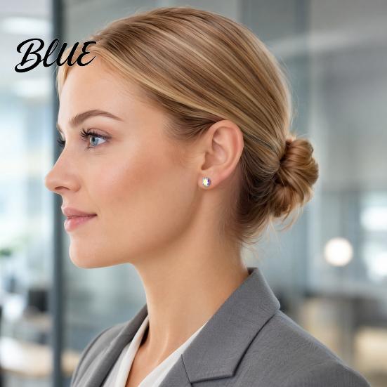 Daily Wear Earrings 1 Pair Stud Earrings Four-Claw Cubic Zirconia