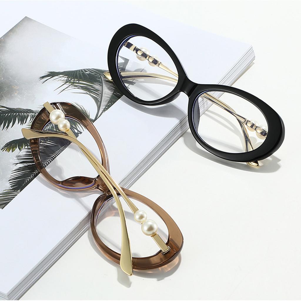 New Oval Anti Blue Light Glasses Frame, Personalized and Fashionable Men's and Women's Glasses