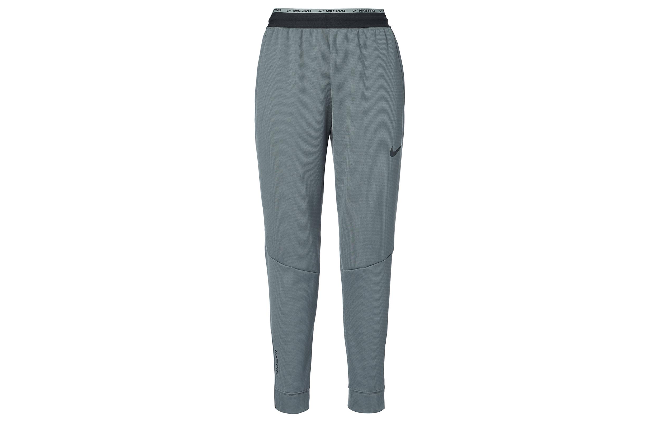 Nike Therma FIT NP TF Термо сфера Флис с подкладкой Термоэластичная манжета Длинные носки Вязаные спортивные штаны Мужские Темно-серый DD2123-068 XL