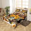 Flower Deer Head Three-Piece Quilt Cover 3D Digital Printing Bedding Set Bed Cover