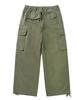 BROWNBREATH Tag Washed Cargo Pants - Khaki