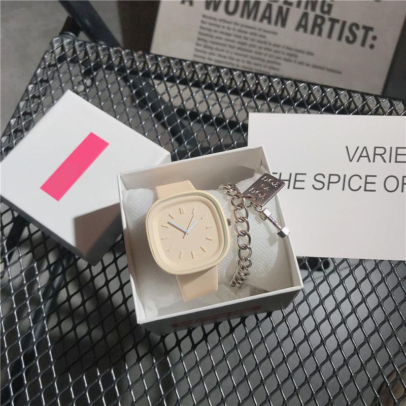 UTHAI BK124 Módní dámské hodinky, jednoduché silikonové quartzové hodinky jsou nejlepší volbou pro dárky hodinky pro ženu