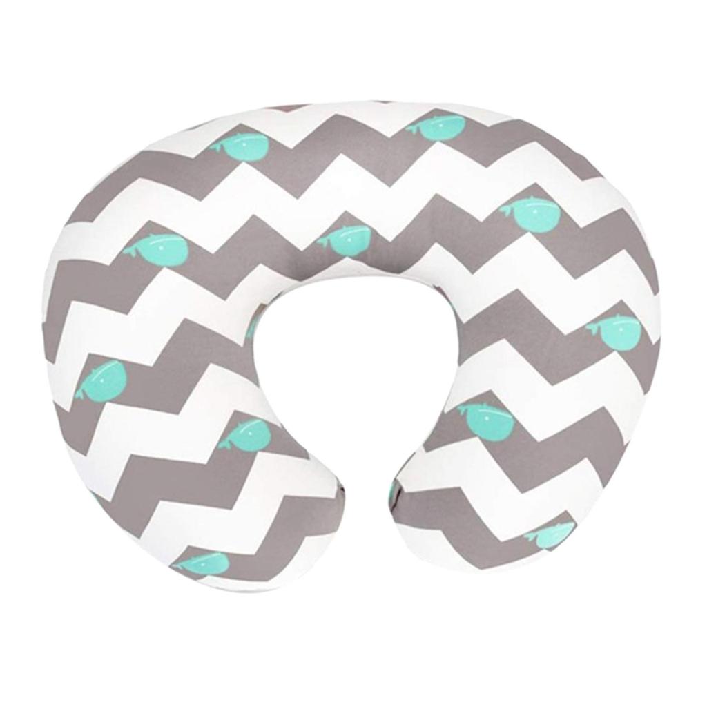 Cotton UShaped Feeding Pillow Cover for Newborn Breastfeeding Type A