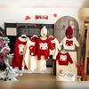 2025 Autumn/Winter Family Cartoon Knitted Sweater for First Birthday - Mother-Daughter Full Moon Outfit