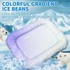 Cool Pet Mat - Summer Cat and Dog Cooling Mat Washable Ice Self Cool Pad - Dog Crate Mat Cooling Pad Cat and Dog Sleeping Bed