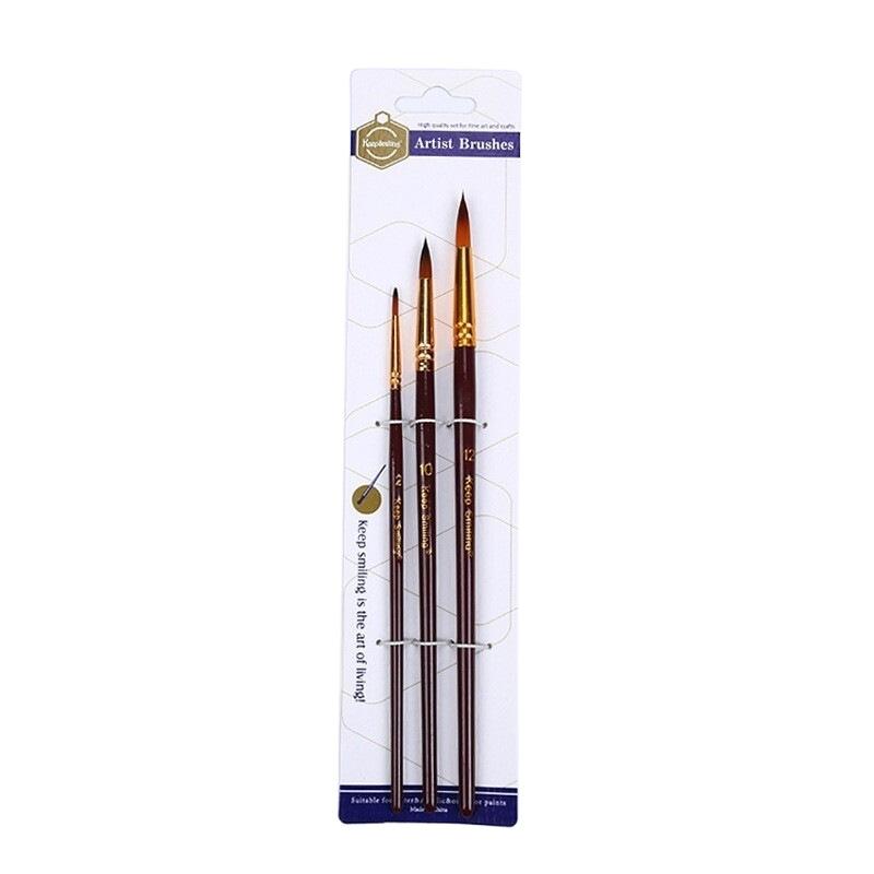 Professional Face Body Art Brush Nylon Artist Brush for Painting Acrylic Oil Watercolor Gouache