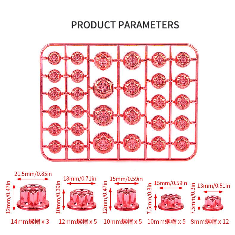 Motorcycle Screw Cap Cover Head Body Decorative Engine Nut Bolt Caps For Yamaha Kawasaki Honda Motorbike Accessories