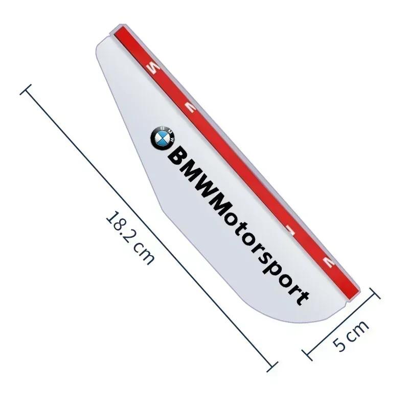 2 Stück Transparentes Autozubehör Rückspiegel-Schutz Regenschutz Augenbraue Visierabdeckung Für BMW 1 2 3 4 Serie M Power X1 X5 X6 F30 E90