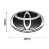 3D Car Logo Modified Black Logo Badges Front Rear Logo Silver For Toyota Hybrid Series Prado Highlander Camry Corolla Styling