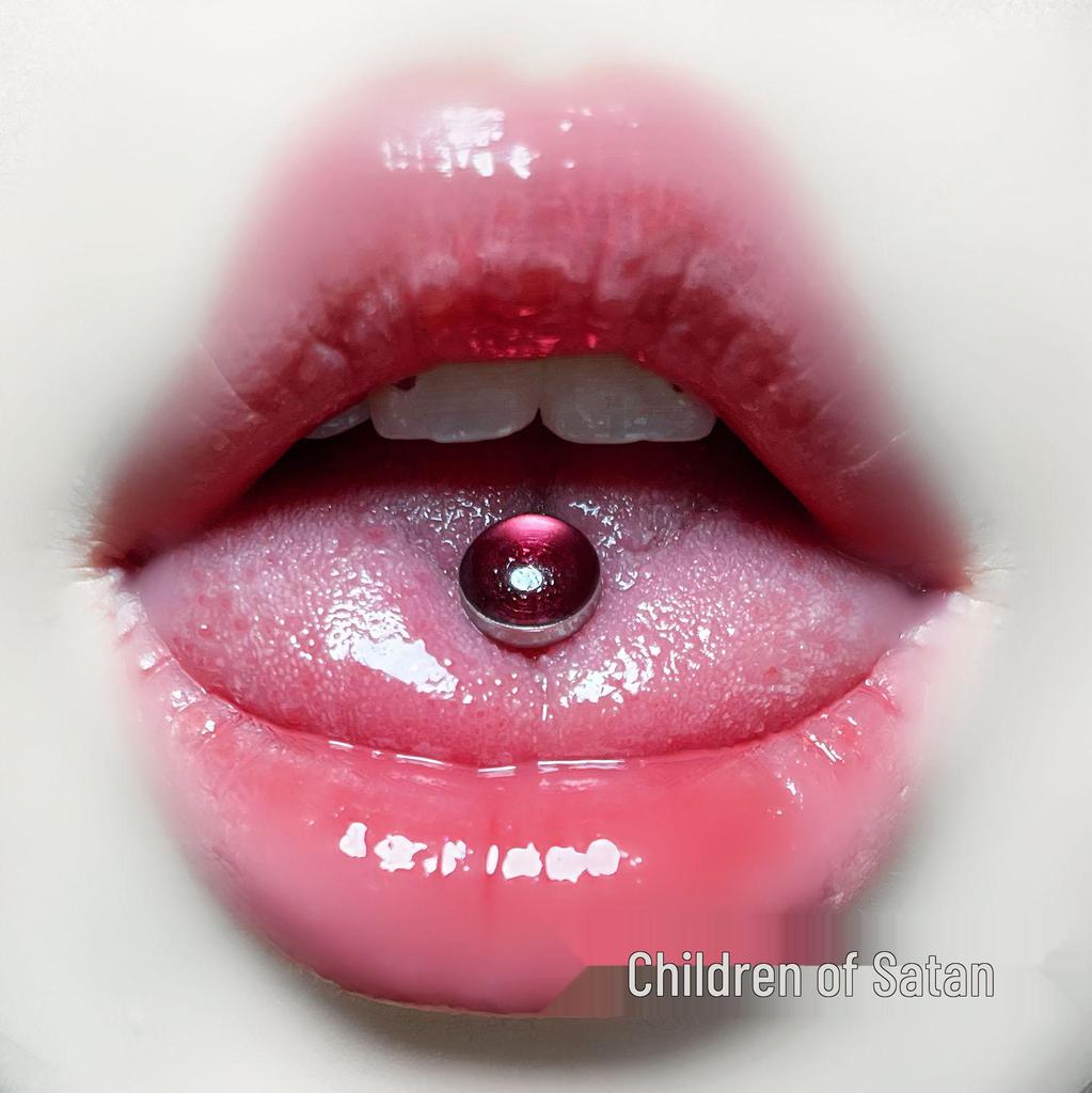 Titanium Steel Tongue Ring - Pure Desire Piercing Jewelry
