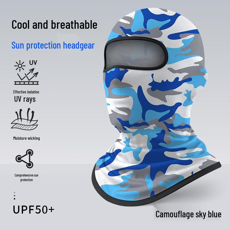 Grenzüberschreitender Gesichts- und Halsschutz-Pullover Eisseide Motorradmaske