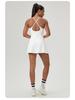 Abito da Tennis Fitness Estivo da Donna con Imbottiture sul Seno - Sensazione Nuda, Tuta-Gonna Asciugatura Rapida