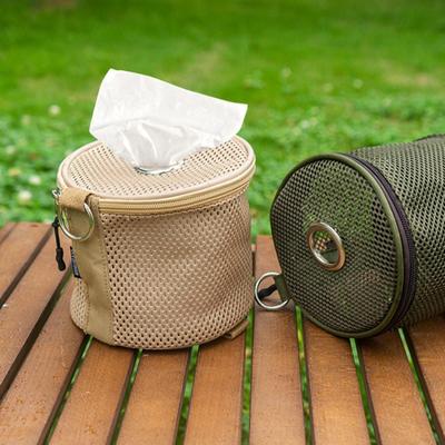 Porta-lenços de Papel Puxar para Fora para Exterior Doméstico Portátil Saco de Armazenamento de Papel Rolo Montado no Carro Saco Tubo de Papel Portátil Caixa de Armazenamento