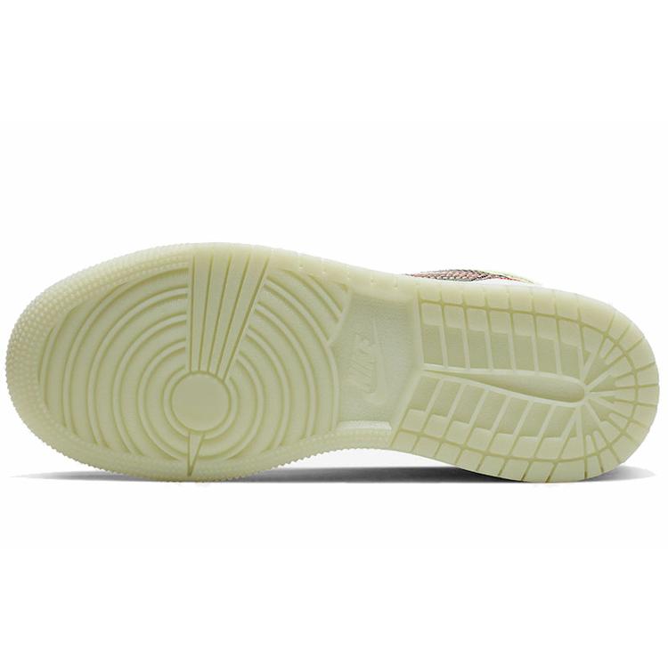 New Jordan 1 Mid Glow In The Dark GS AV5174-076