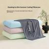 Summer Cooling Ice Silk Pillowcase Washable Breathable Air Conditioning Pillow Cover for Home Hotel Bedding Decor