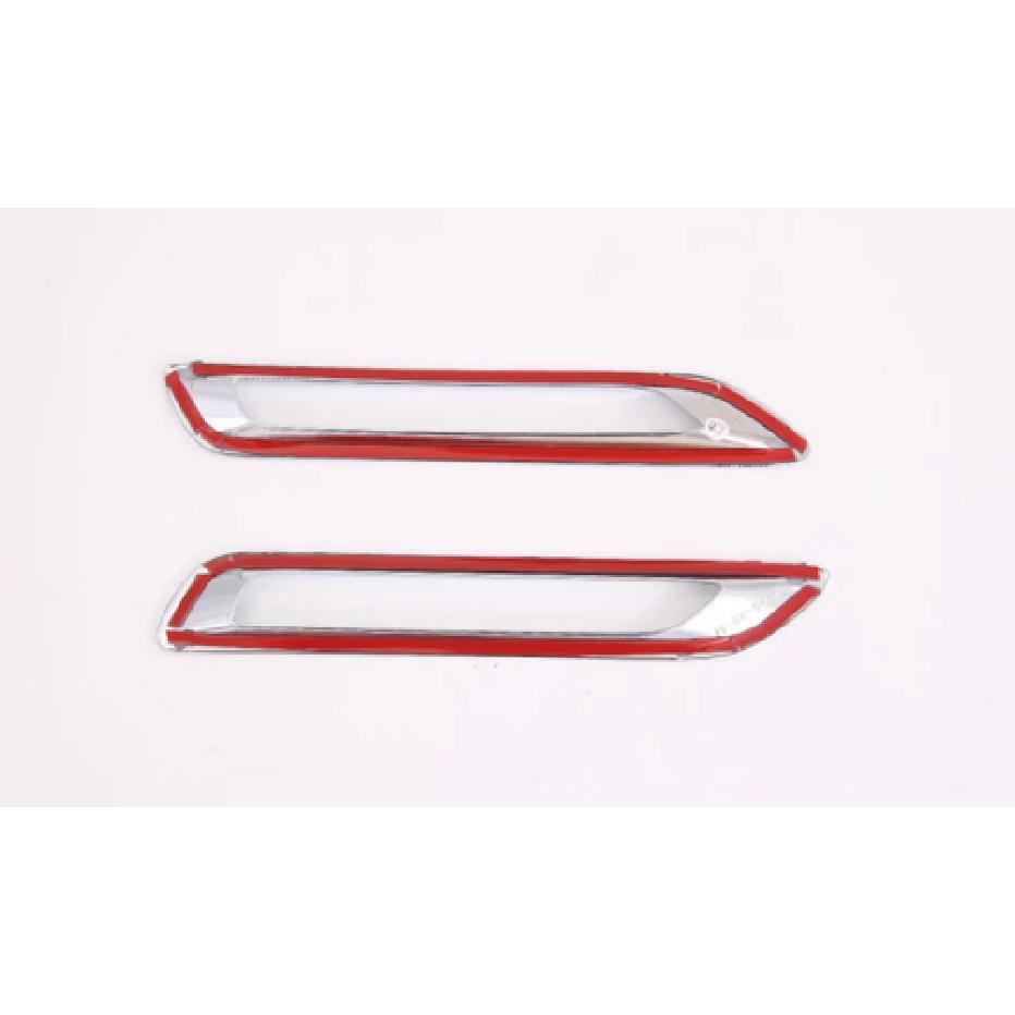 2. Car rear fog lamp frame decorative frame For Toyota RAV4 -2024