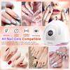 380W LED UV Light Dryer for Nails Gel Polish with 81LEDs 4 Timer Setting HD Display Screen Auto Sensor Professional Nail Light