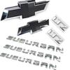 Para 2015- Suburban LTZ Emblemas Cromados Preto Bowtie Letra