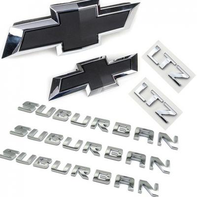 For 2015- Suburban LTZ Chrome Black Bowtie Emblems Letter