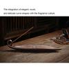 Chinese Style Retro Fishing Line Incense Burner, Home Decoration with a Flat Boat Lying Incense Diffuser Incense Pedestal