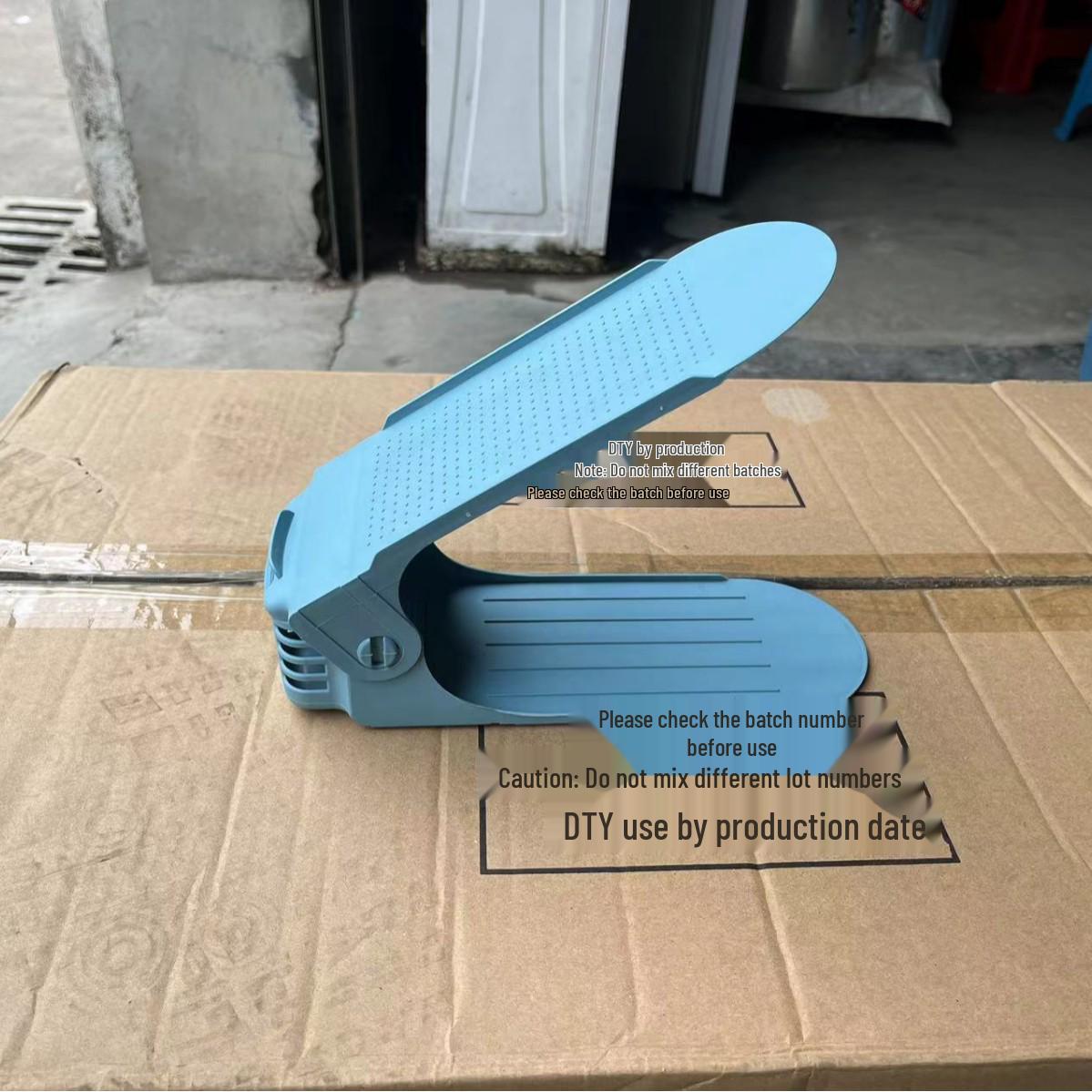 

Adjustable 4-Tier Double-Layer Shoe Rack for Household & Dormitory Use