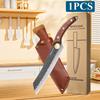 WXCOO High Carbon Stainless Steel Butcher Knife Multifunctional Boning Knife for Fruits Meat Cleaver Kitchen Knife Cooking Tool