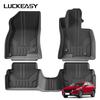 LUCKEASY Right Drive for Mazda 3 CX-30 DM 2WD 2019-2024 TPE 3D Car Floor Mats Cargo Liner Trunk Pad All-Weather Accessories