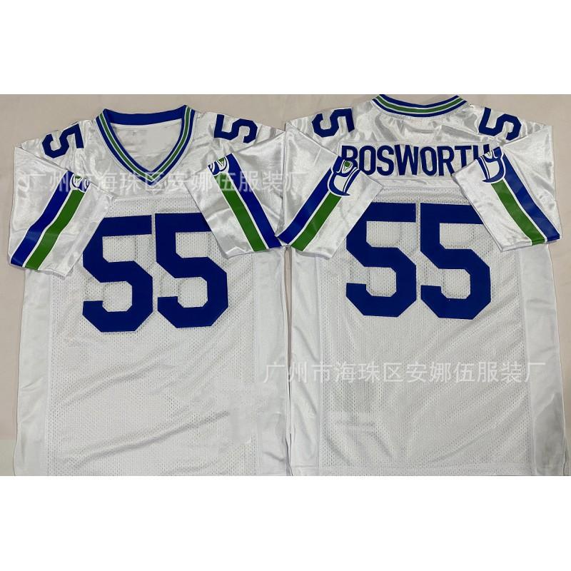 2026 Vintage Embroidered Rugby Jersey Seattle Seahawks 45 8 Team Sports Basketball