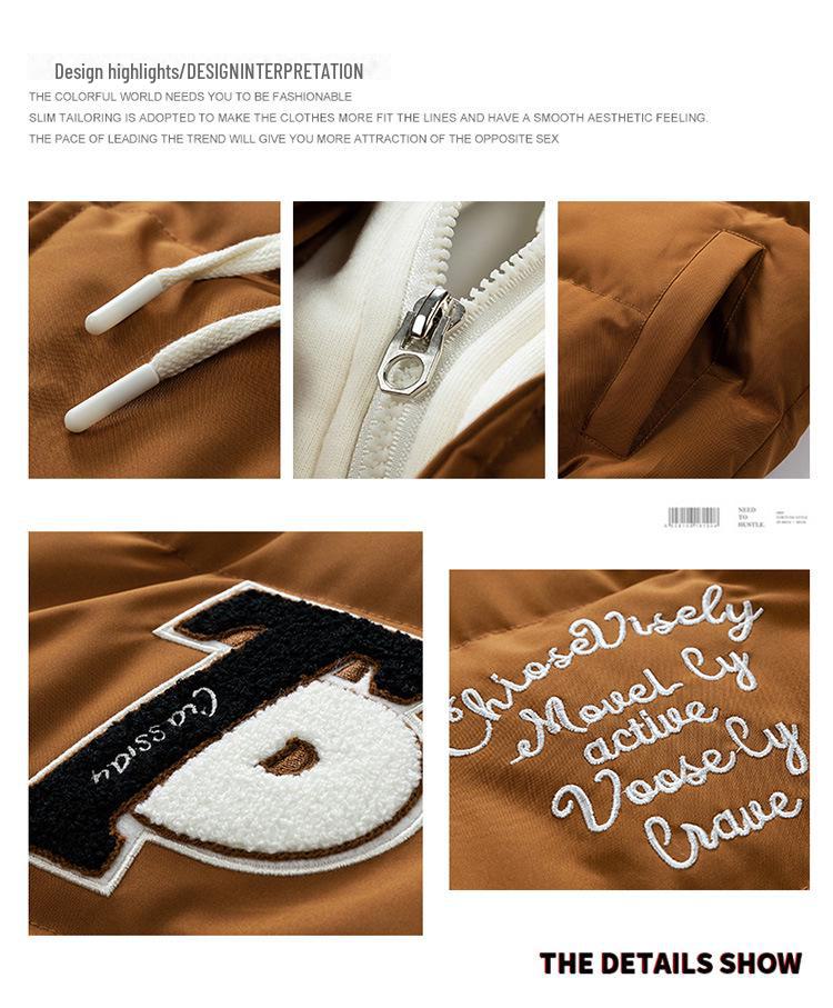 Men's 2025 Hooded Cotton-Padded Winter Jacket – Stylish and Cozy Two-Piece Design